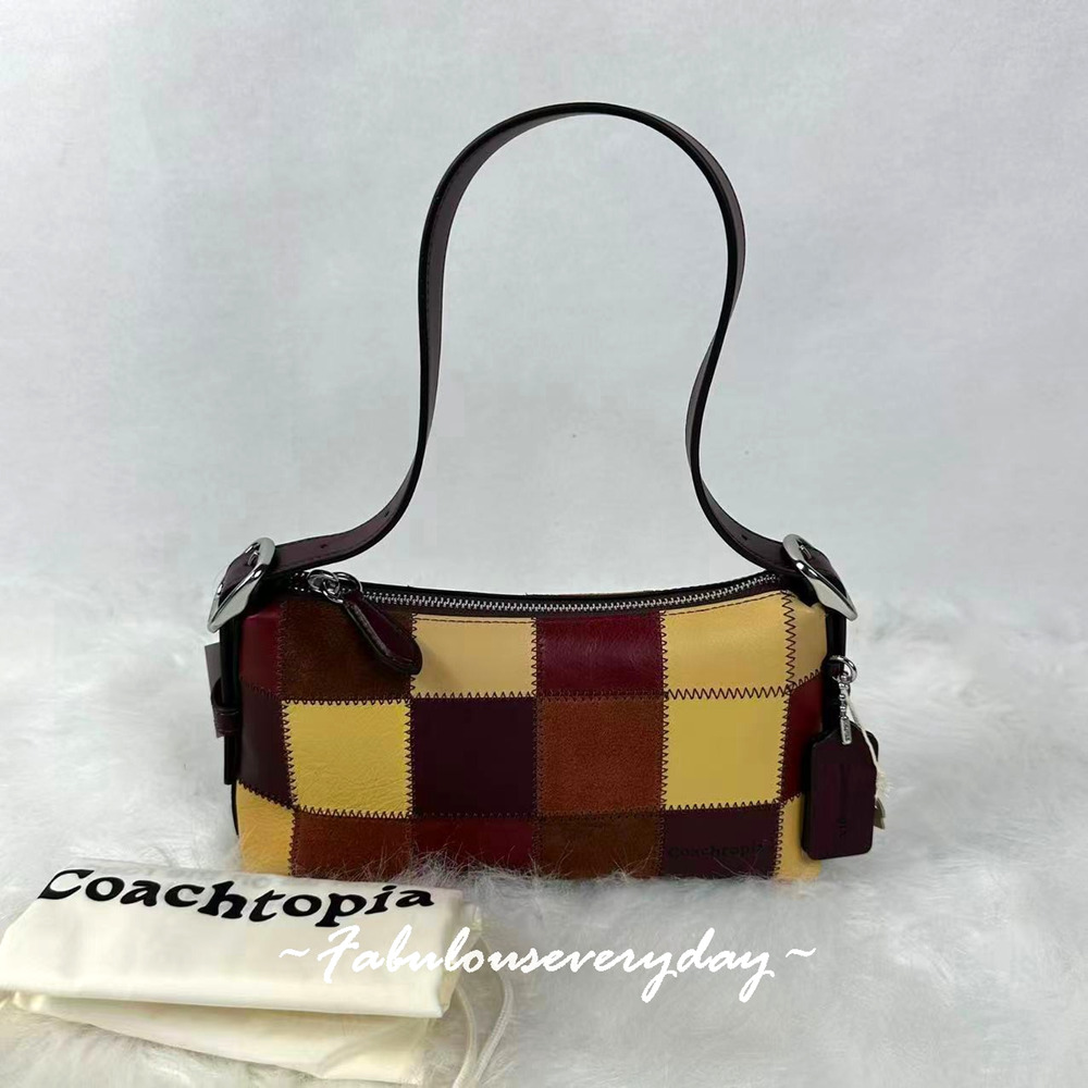 Coach Coachtopia Alter/Ego Small Slouchy Shoulder Bag Red/Orange CFG00 NWT
